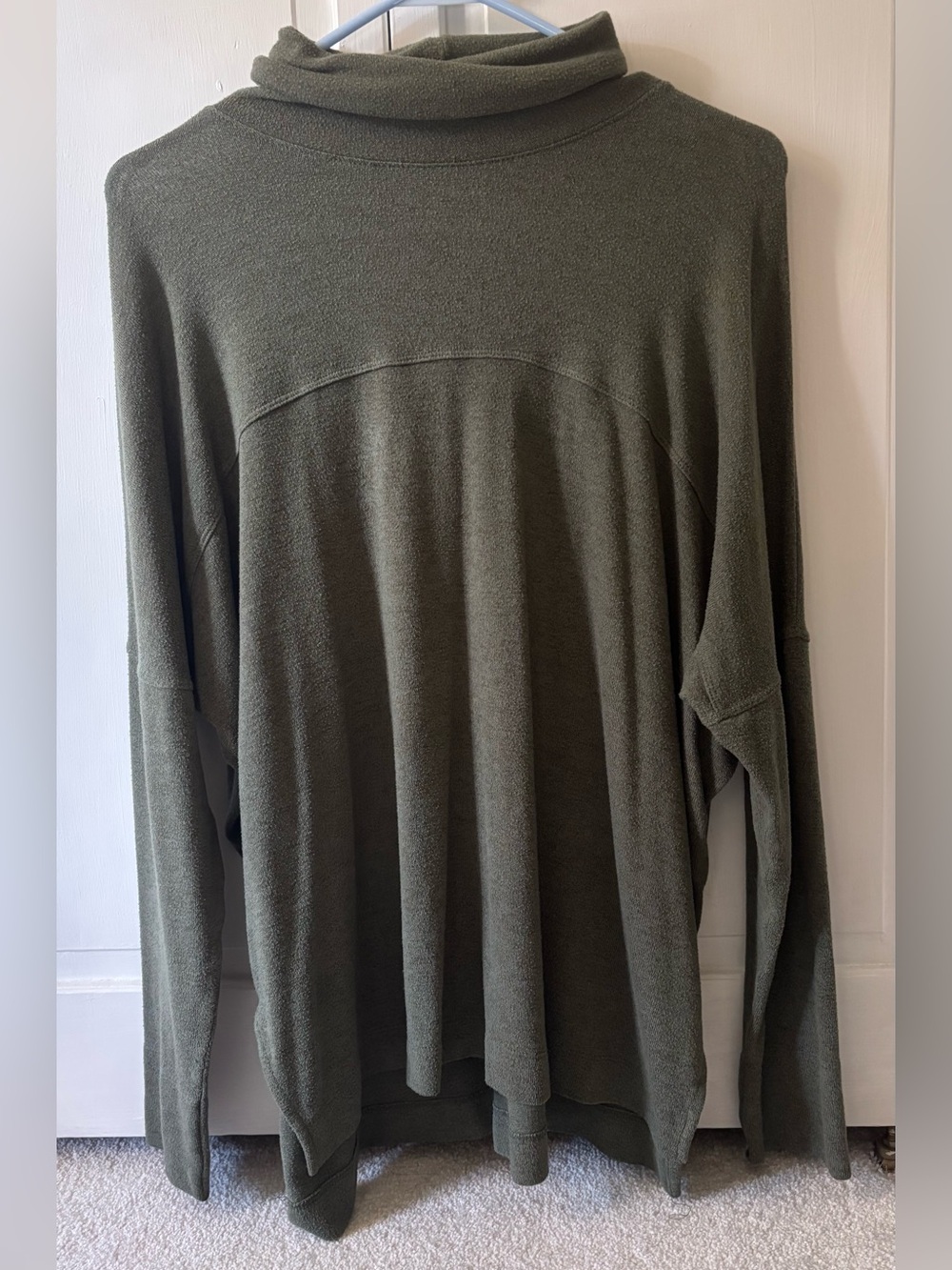 Aerie Olive Green Roll-Neck Sweater